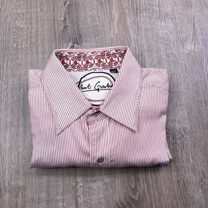 Robert Graham Boston Red Sox Button Up Shirt Mens XL Striped MLB Flip Cuff